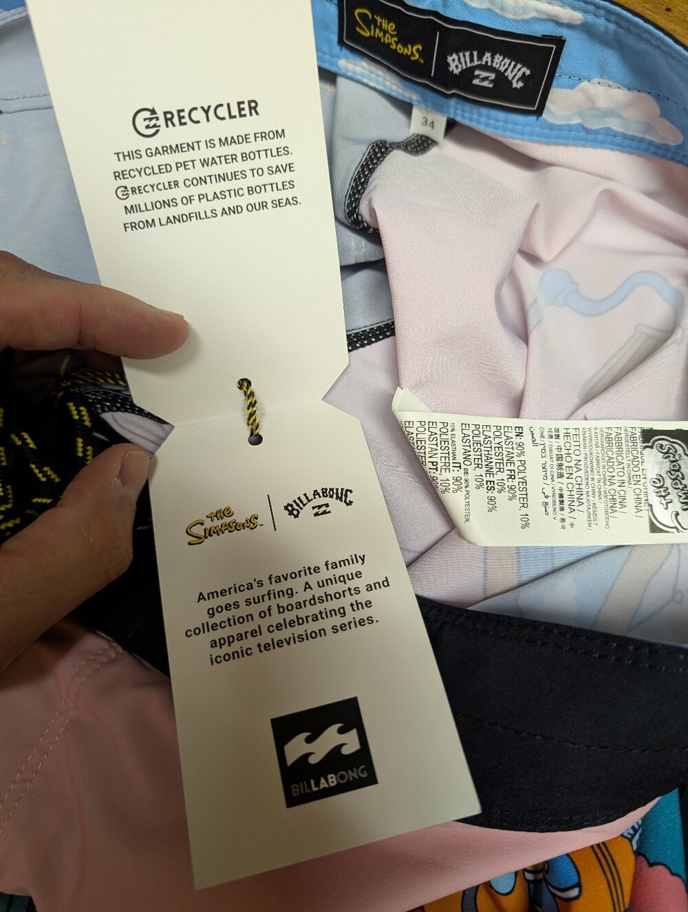 The Simpsons x Billabong "Family Couch" Pro Boardshorts *Limited Edition* NWT - Picture 14 of 16